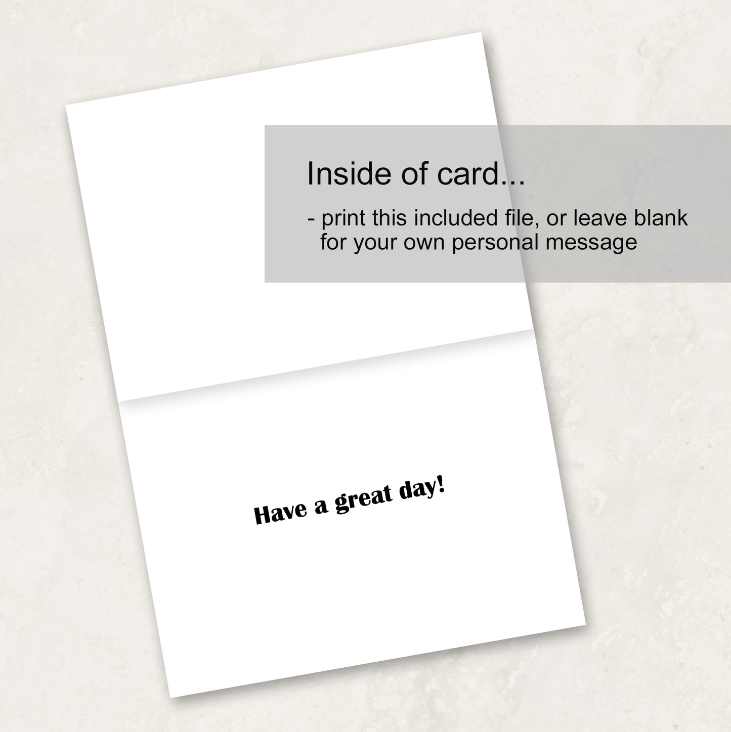 Printable Birthday Card in Pink, Instant Download with Envelope Files