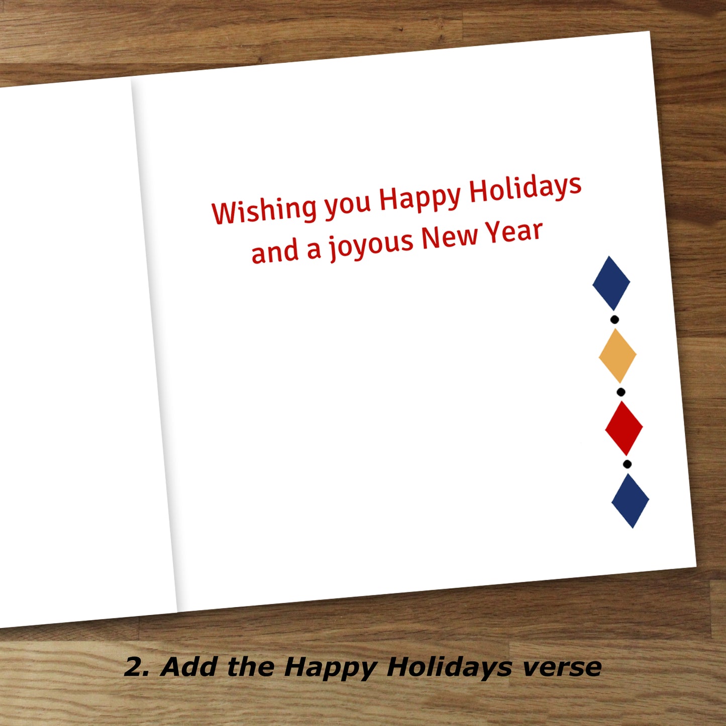 Set of 10 Personalized Nutcracker Soldier Christmas Cards