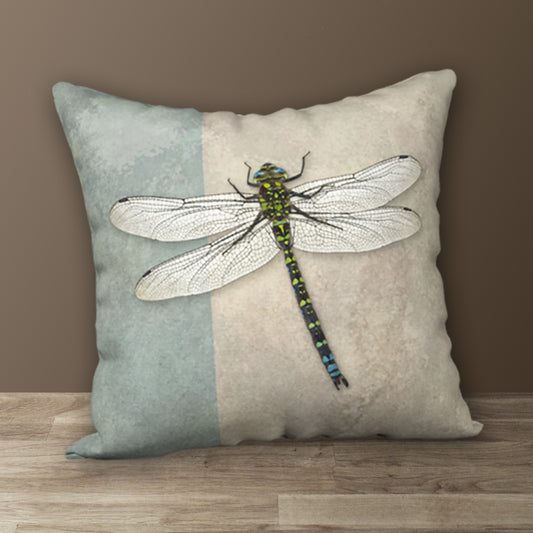 Dragonfly Designer Pillow, 18"x18"