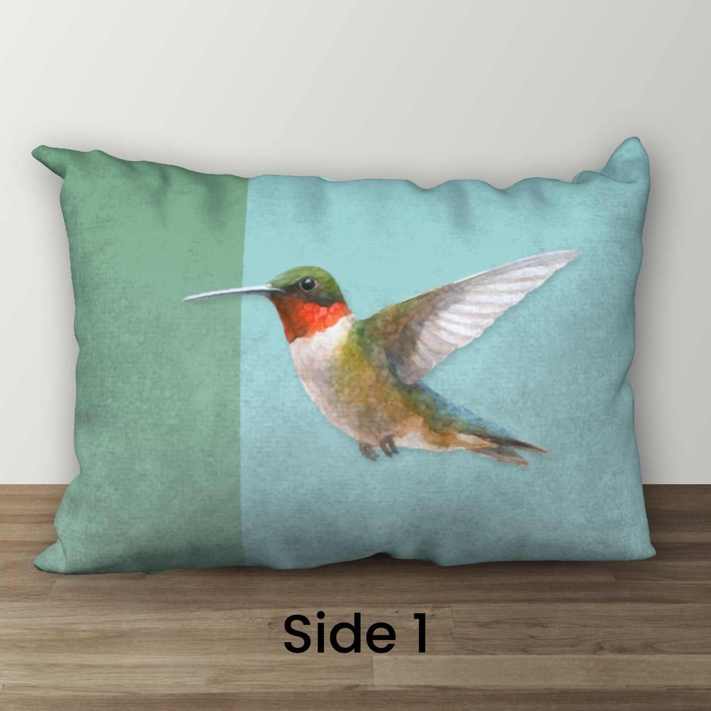 Hummingbird Designer Pillow, 20"x14"