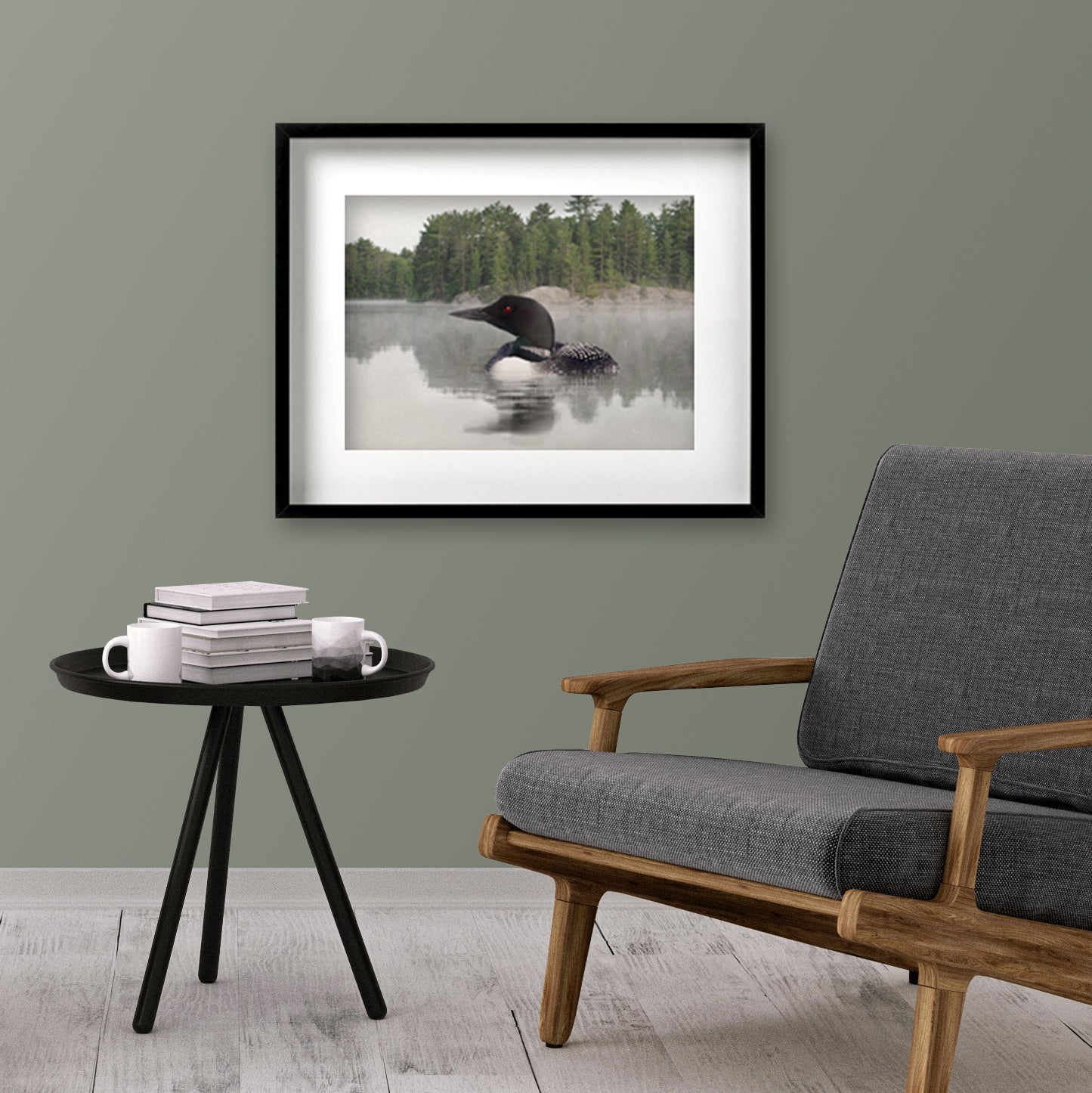 Lake Loon Framed Fine Art Print