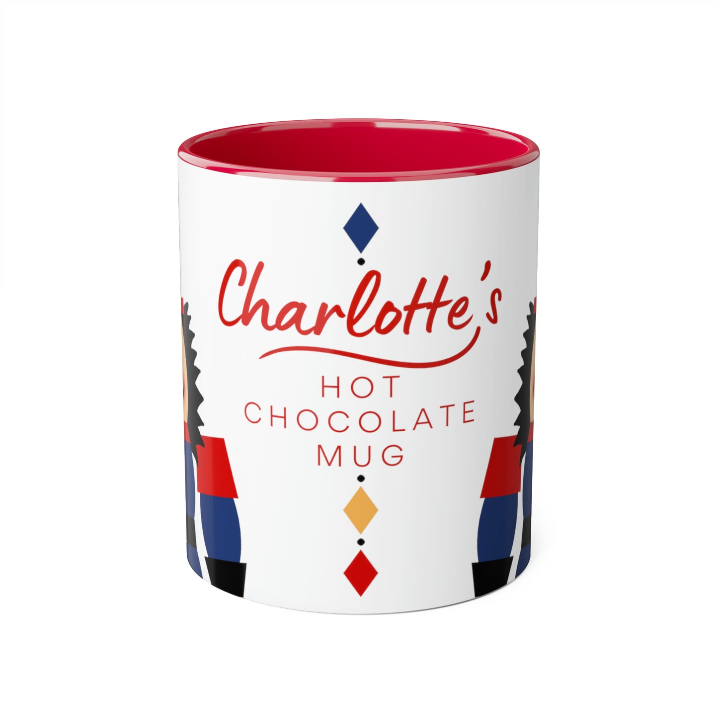 Personalized Nutcracker Soldier Christmas Mug