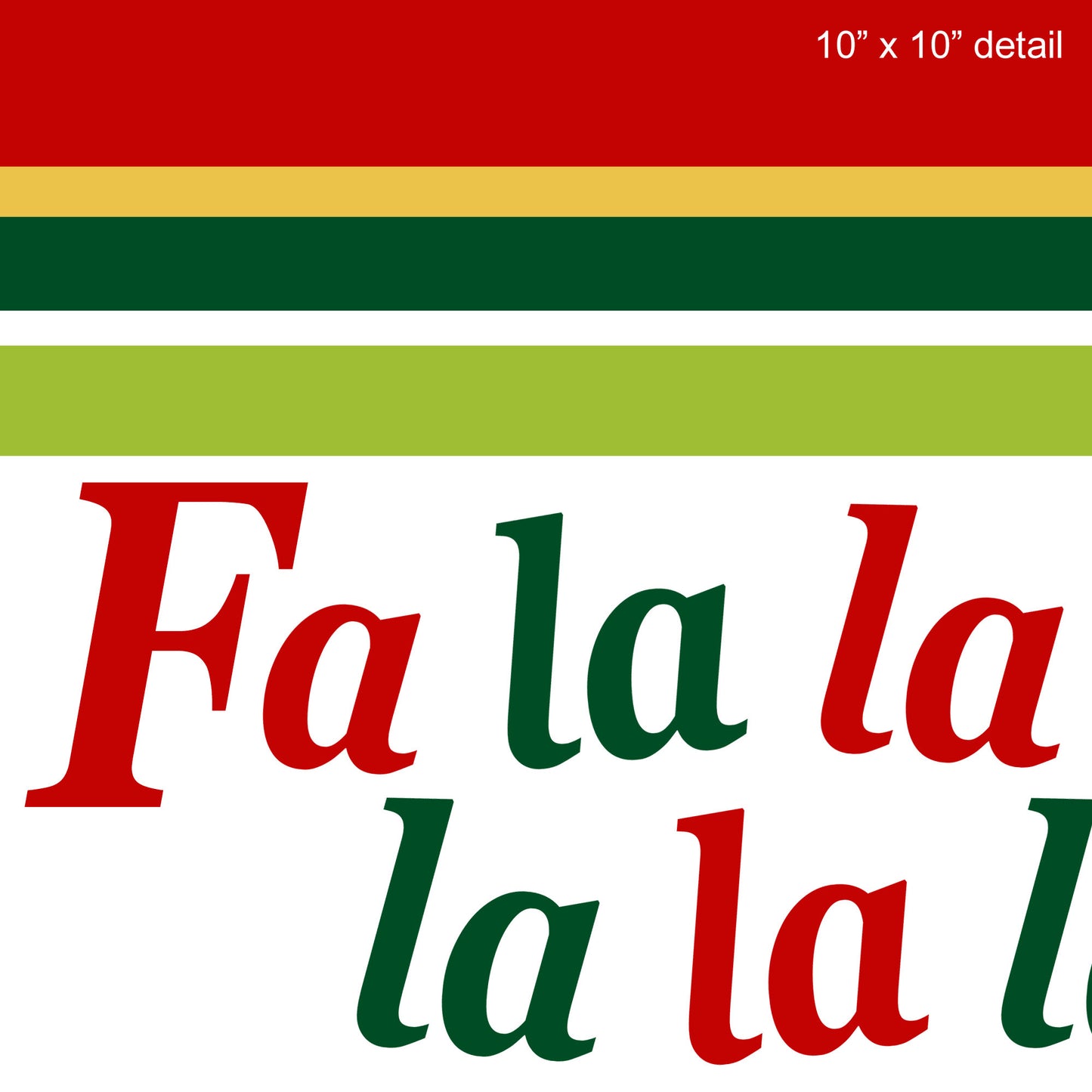 FA LA LA Designer Holiday Pillow, 20"x14"