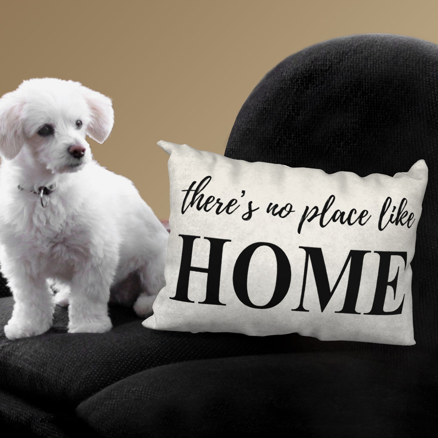 There's No Place Like Home Designer Pillow, 20"x14"