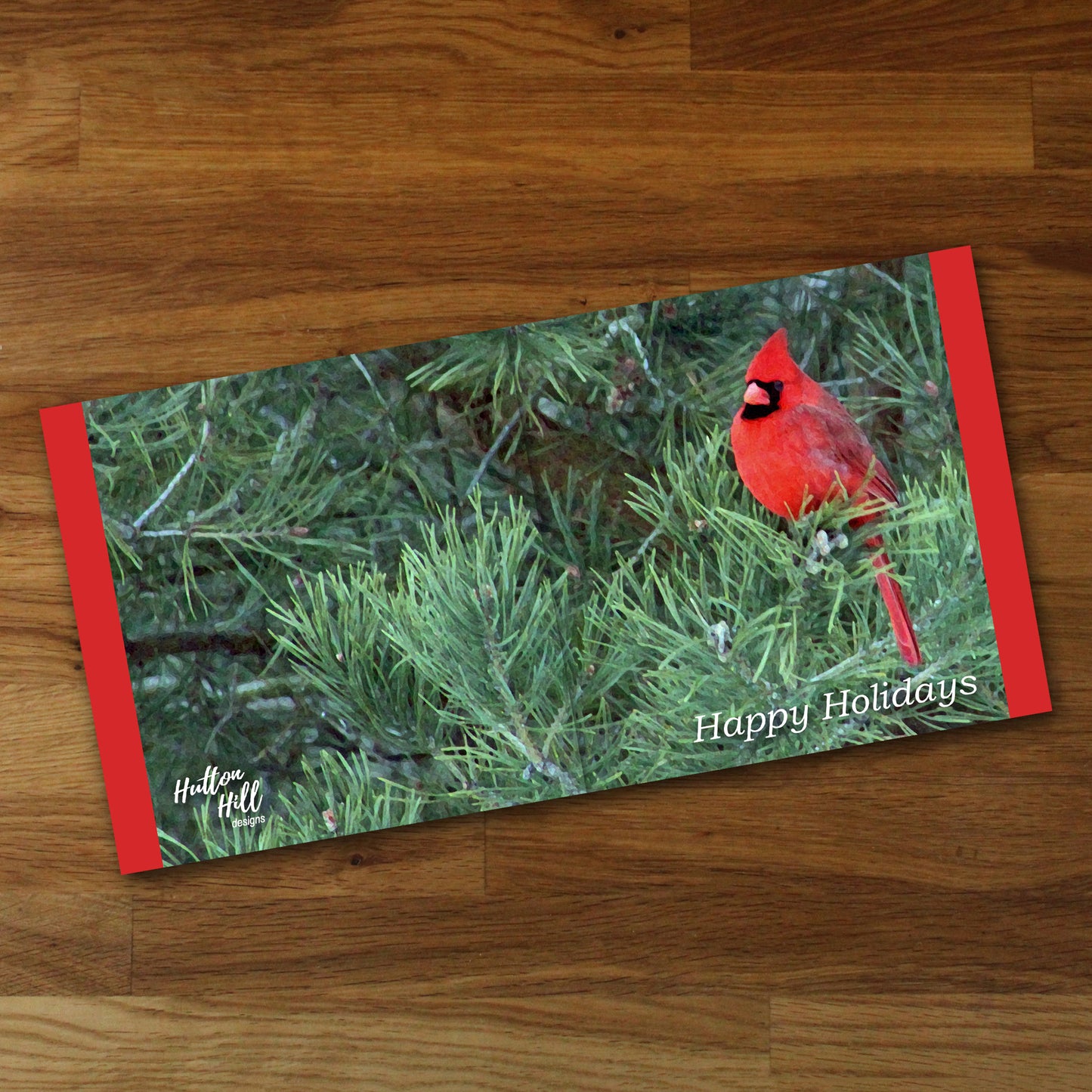 Set of 6 Cardinal Designer Holiday Cards