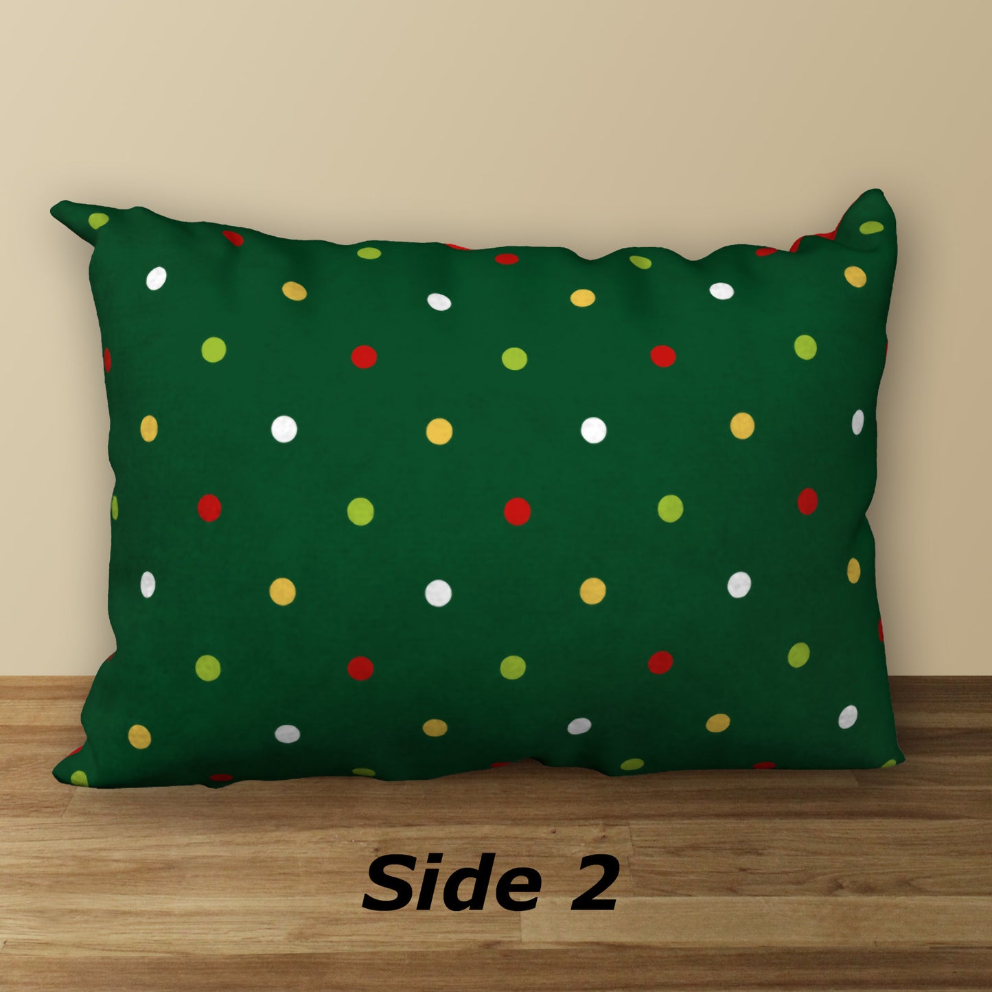 FA LA LA Designer Holiday Pillow, 20"x14"