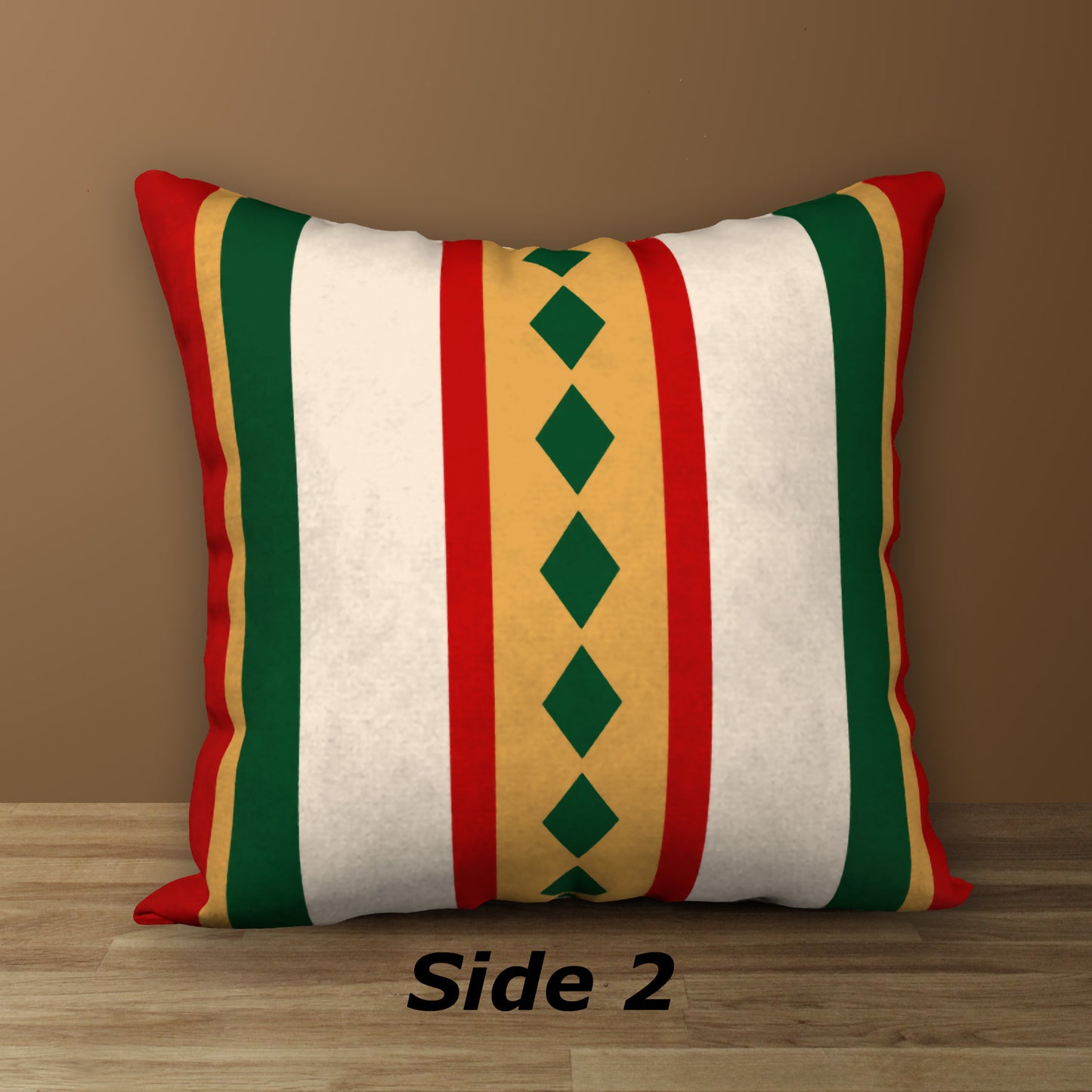 Nutcracker King Designer Holiday Pillow, 18"x18"