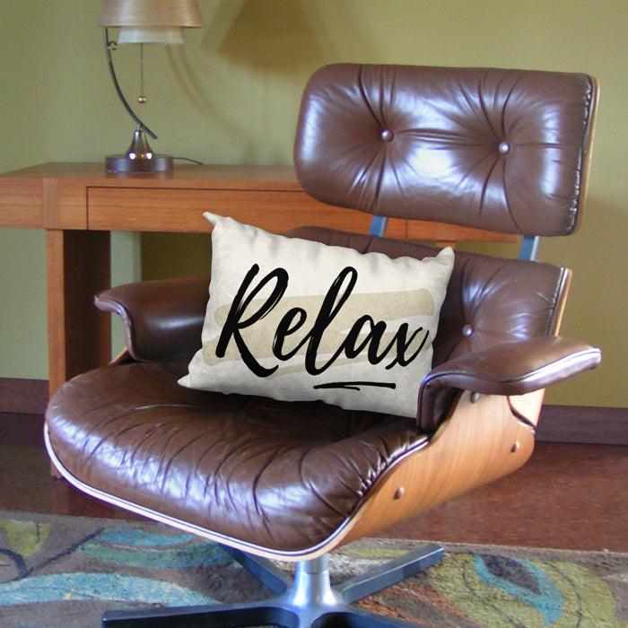 RELAX Designer Pillow, 20"x14"