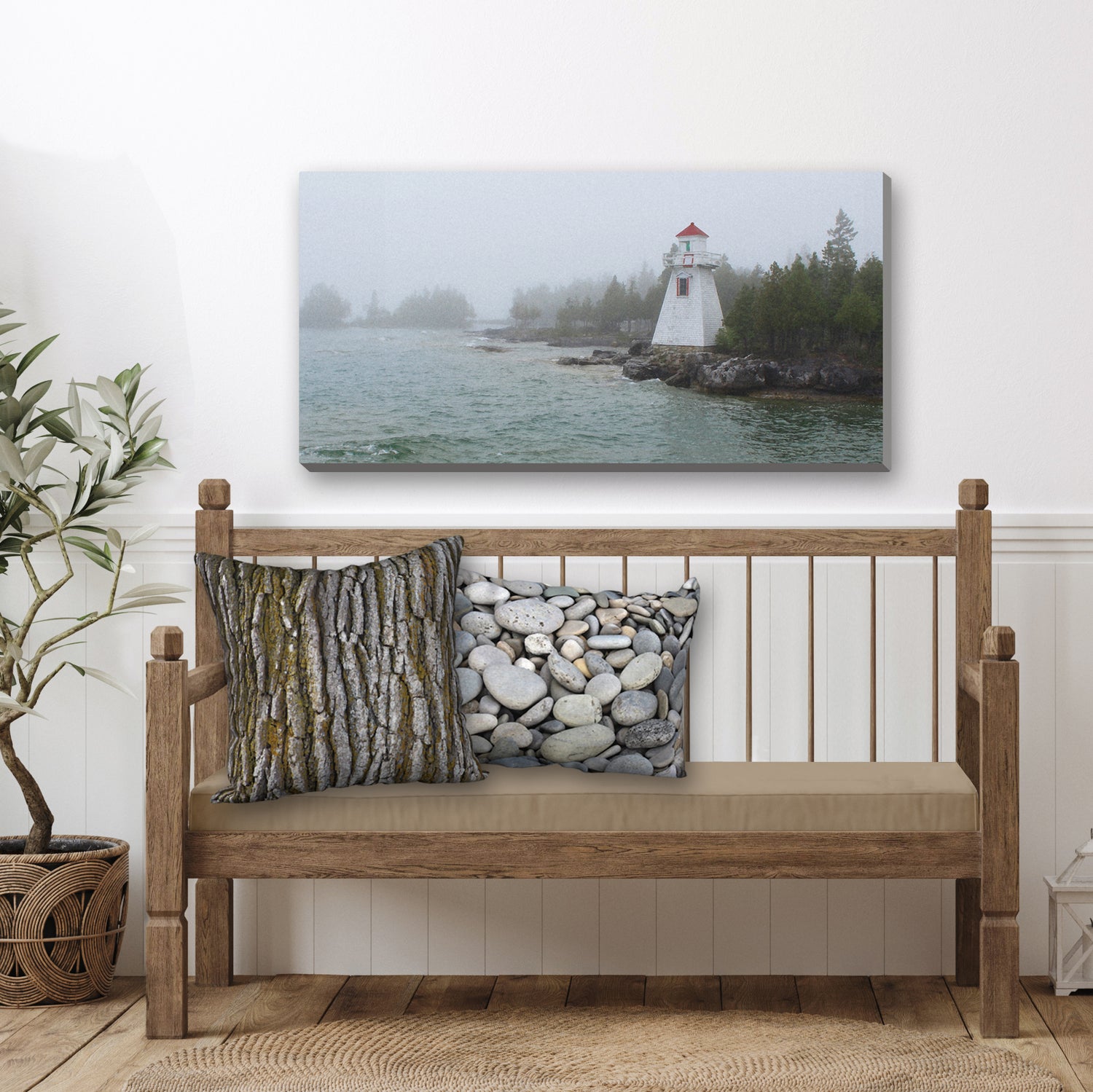 Pillows showing Beach Waves
