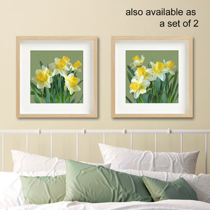 Daffodil Bouquet Fine Art Print, Unframed