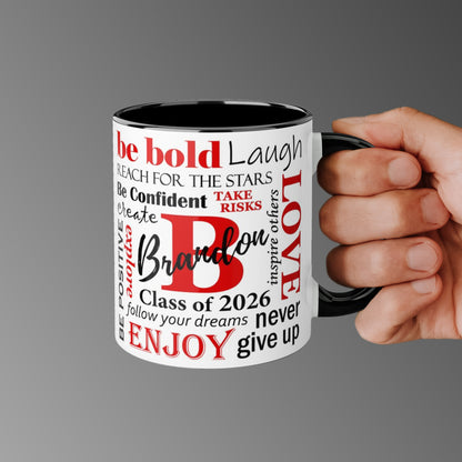Personalized Graduation Mug, Class of 2026