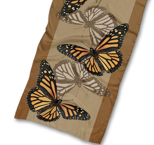 Monarch Butterfly ECO SCARF, 21.5"x55"