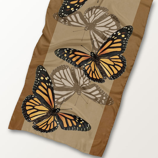 Monarch Butterfly ECO SCARF, 21.5"x55"