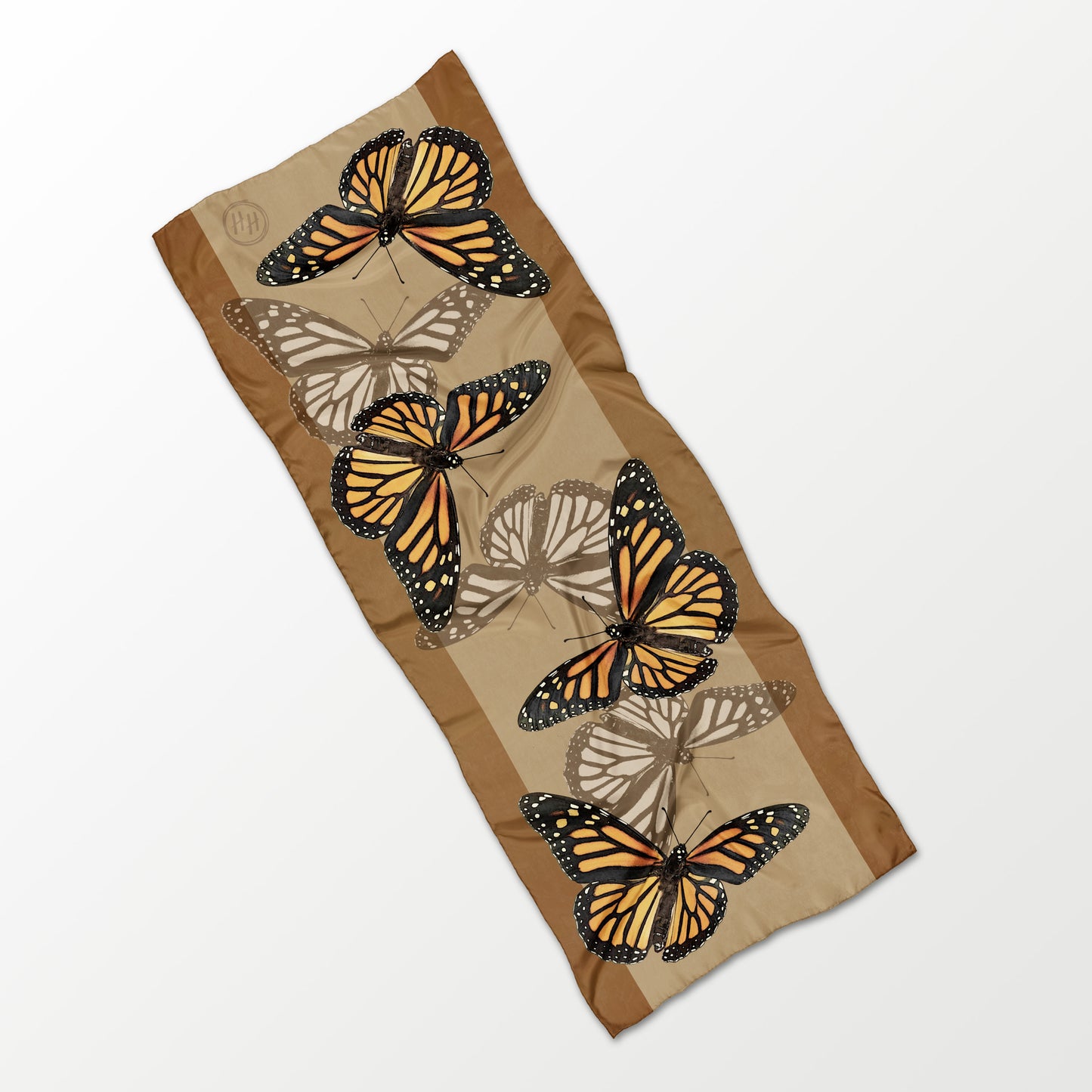 Monarch Butterfly ECO SCARF plus Scarf Ring