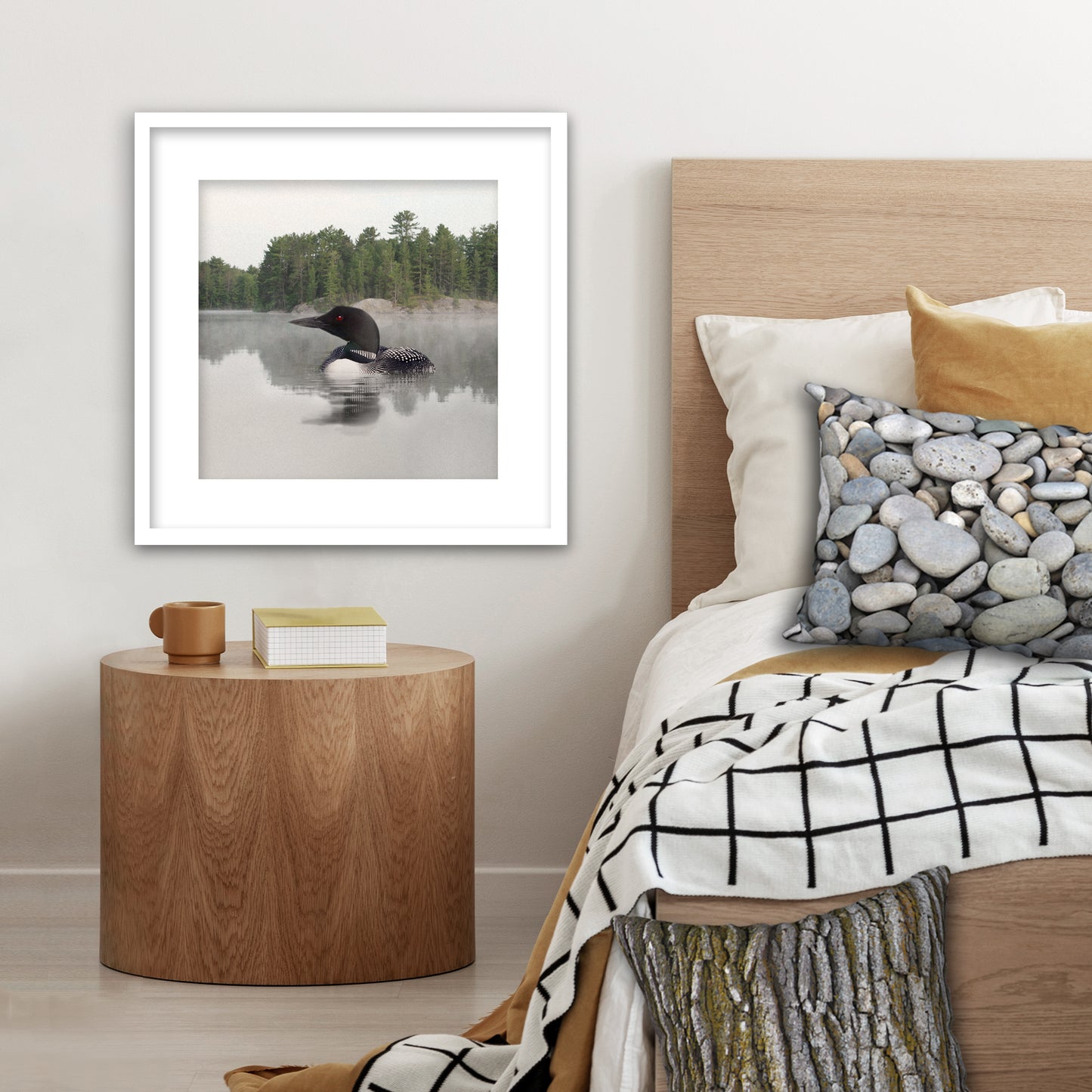 Lake Loon Framed Fine Art Print