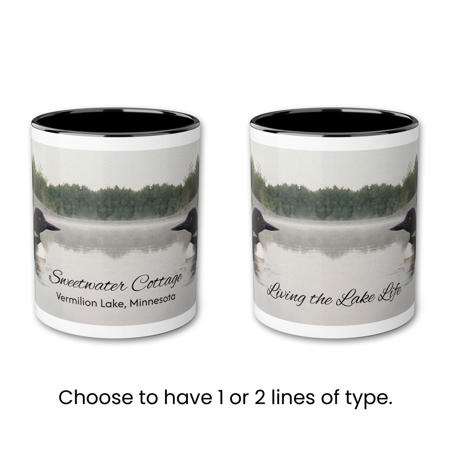 Personalized Lake Loon Mug