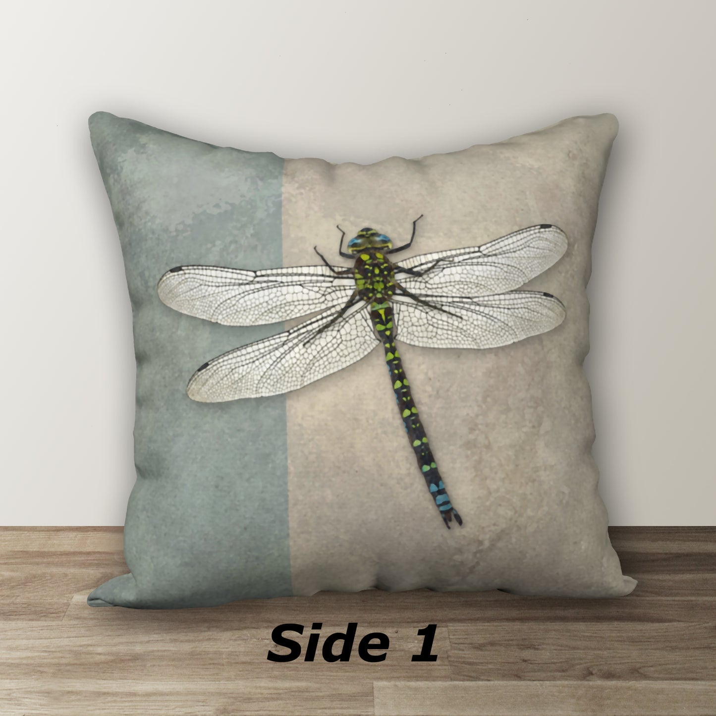 Dragonfly Designer Pillow, 18"x18"