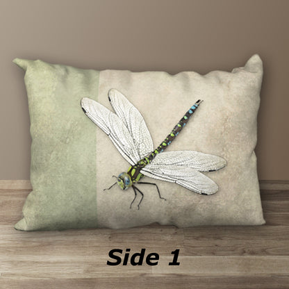 Dragonfly Designer Pillow, 20"x14"