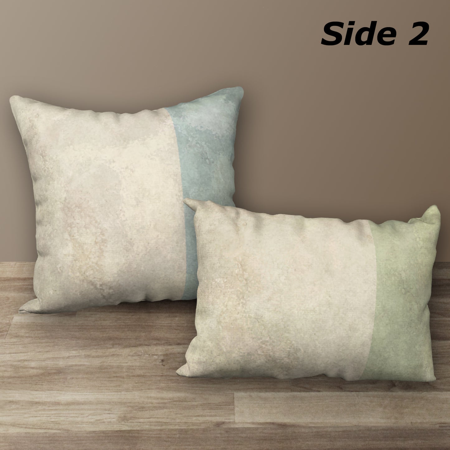 Set of 2 Dragonfly Designer Pillows, 18"x18" and 20"x14"