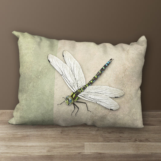 Dragonfly Designer Pillow, 20"x14"