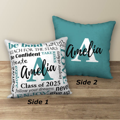 Personalized GRADUATION Class of 2025 Pillow, 18"x18"