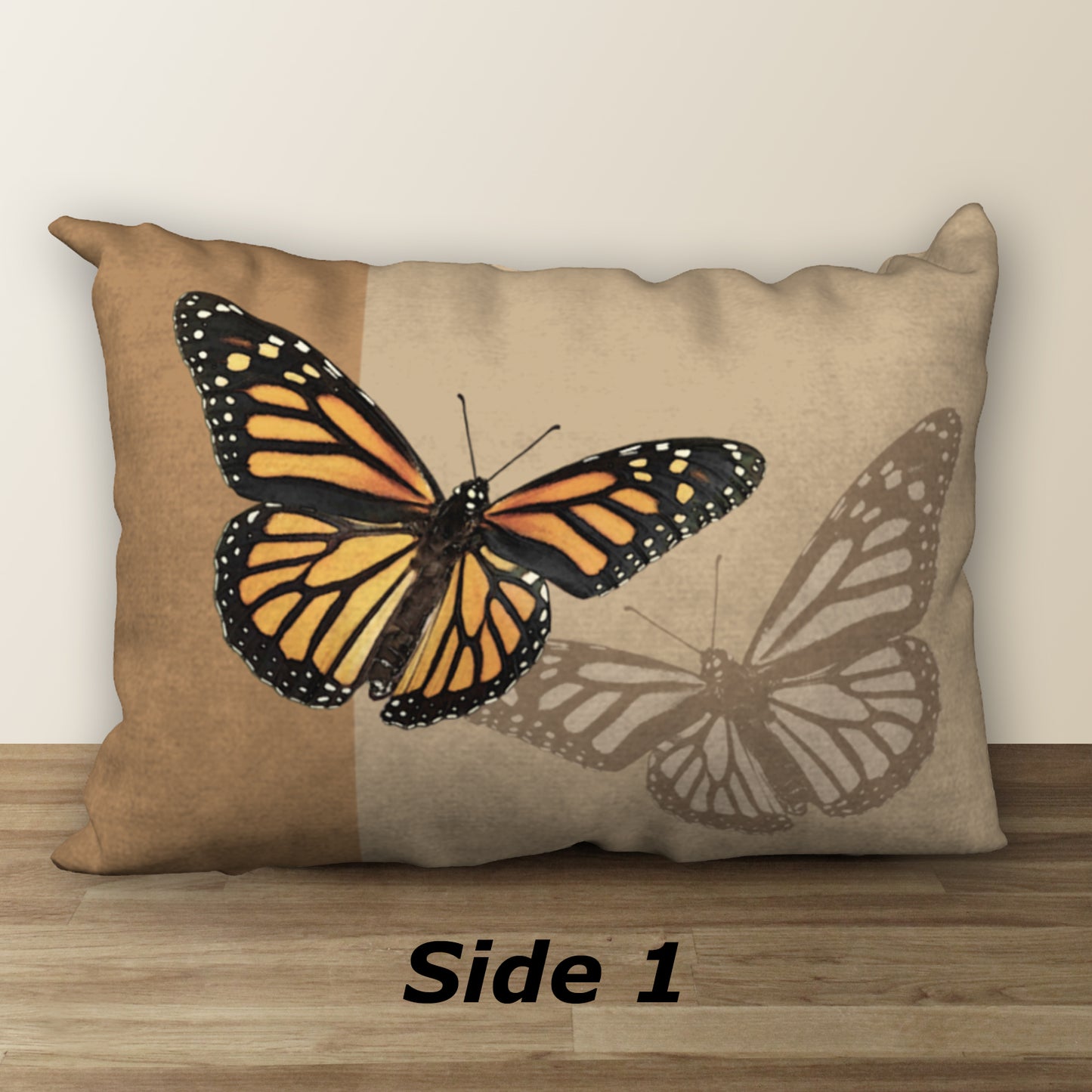 Monarch Butterfly Designer Pillow, 20"x14"
