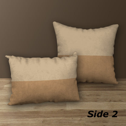 Set of 2 Monarch Butterfly Designer Pillows, 18"x18" and 20"x14"