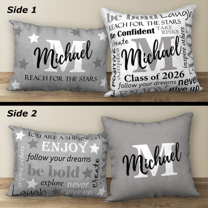 Set of 2 Personalized Graduation Pillows