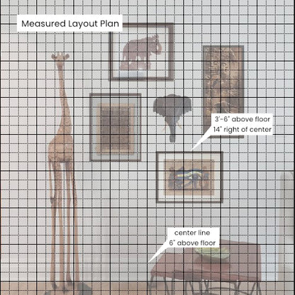 Personalized Gallery Wall Plan (3-7 pieces)