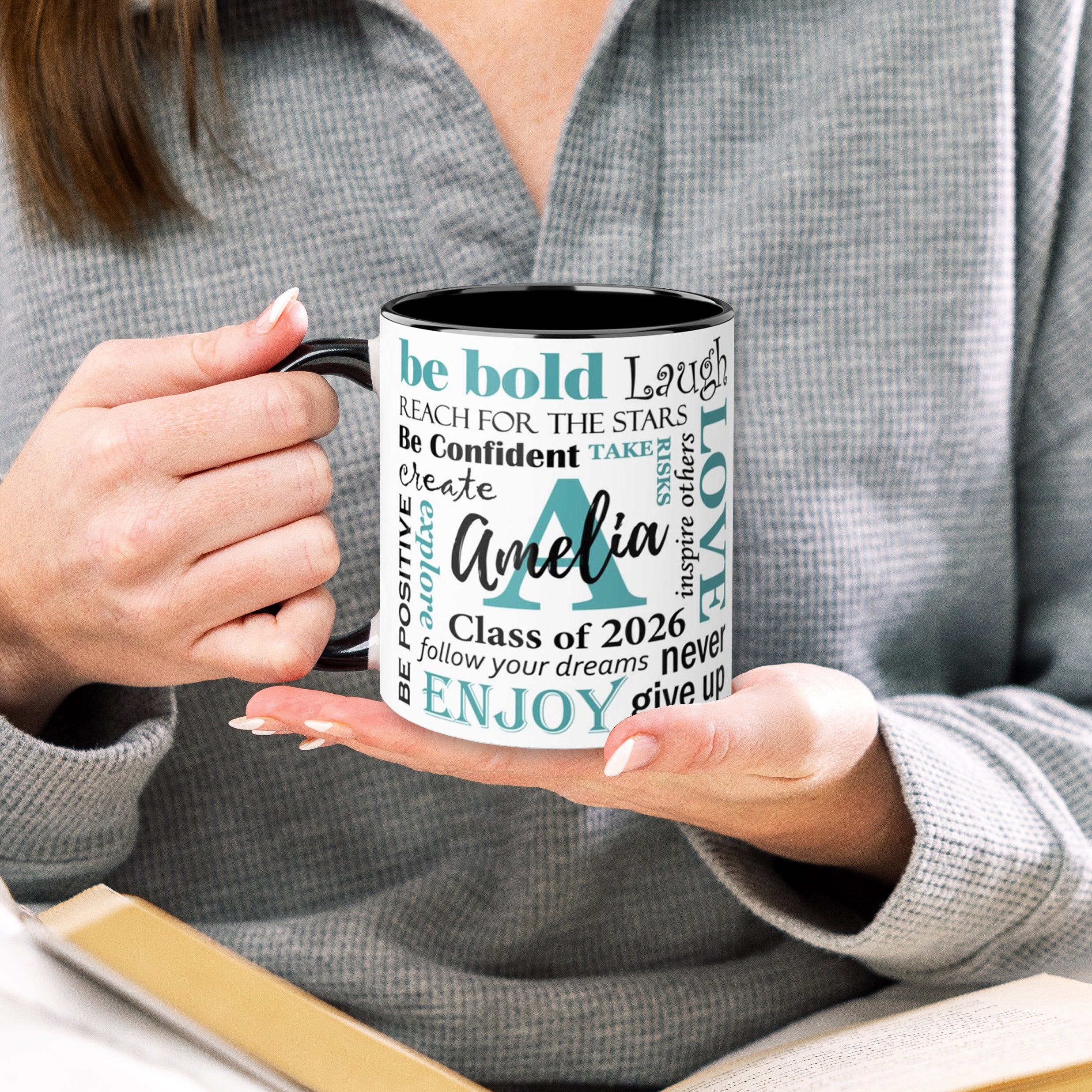 Personalized Graduation Mug, Class of 2026 – Hutton Hill Designs