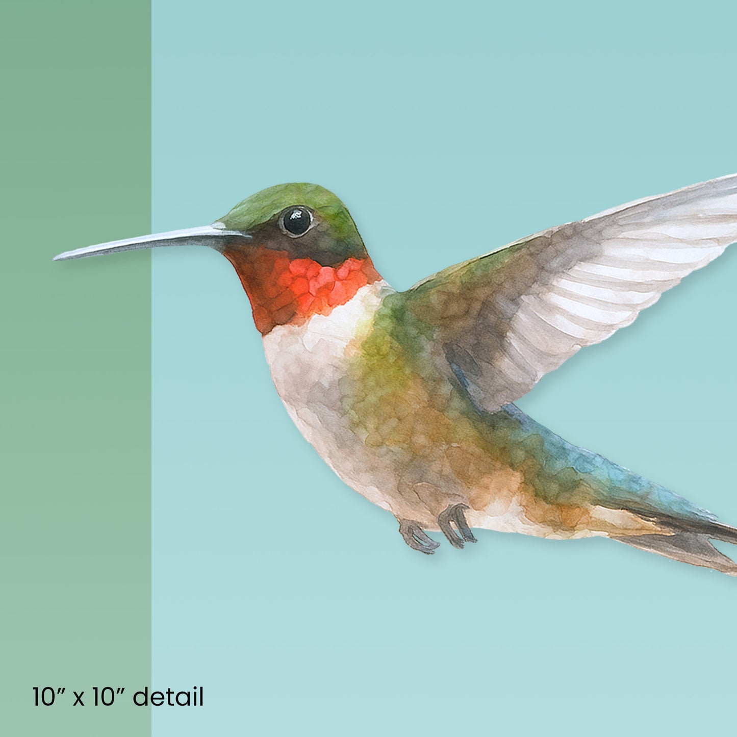 Hummingbird Designer Pillow, 20"x14"