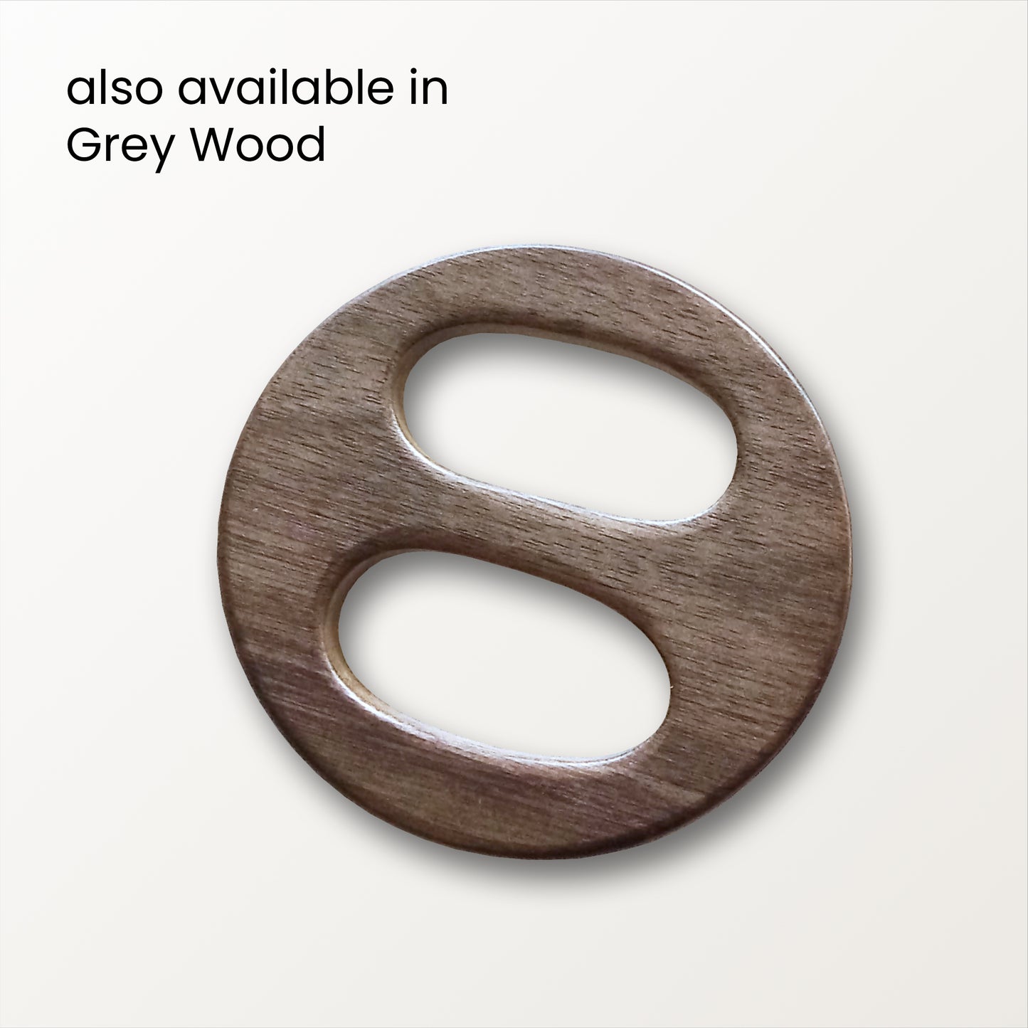 Tiger Ebony Wood Scarf Ring