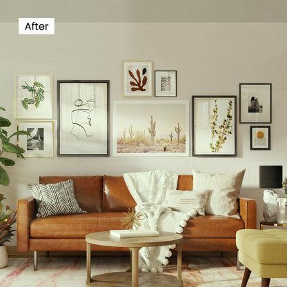Personalized Gallery Wall Plan (8-12 pieces)