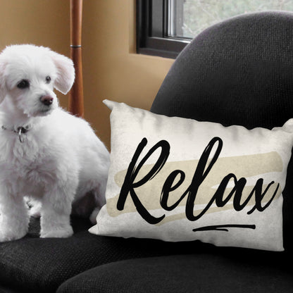 RELAX Designer Pillow, 20"x14"