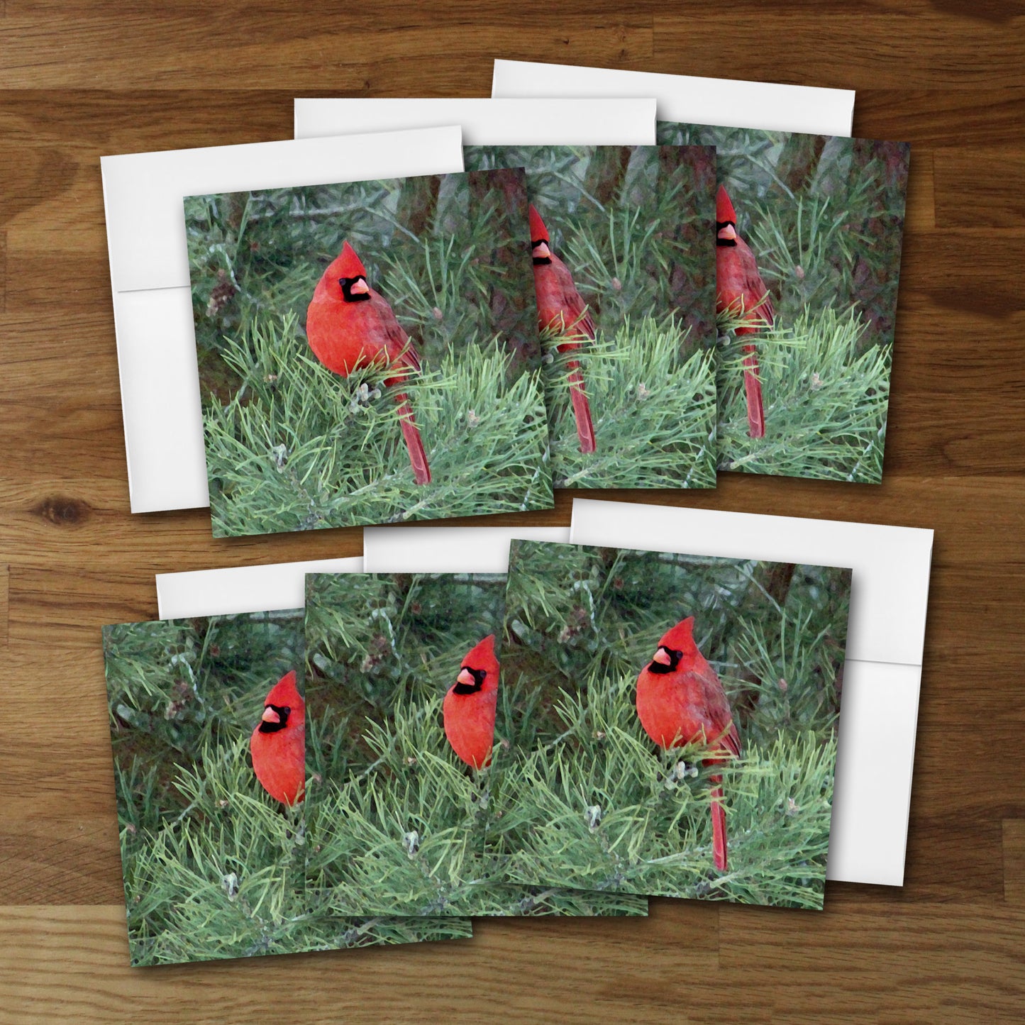 Red Cardinal Designer Greeting Card