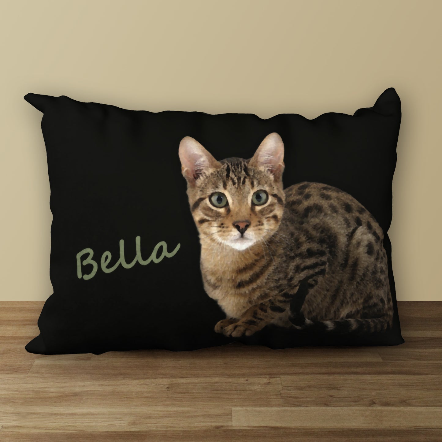 Personalized Pet Pillow from Your Photo, 20"x14" or 18"x18"