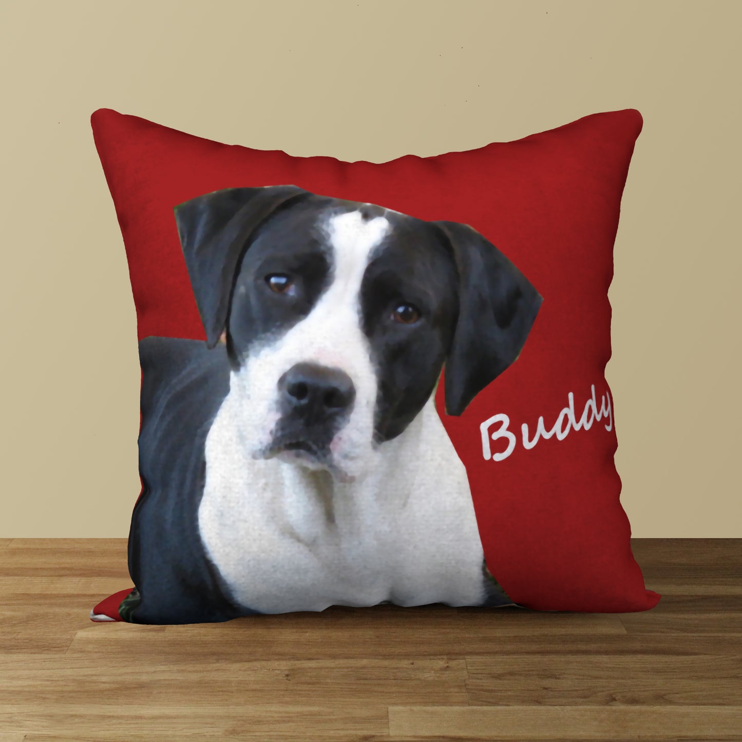 Personalized Pet Pillow from Your Photo, 20"x14" or 18"x18"