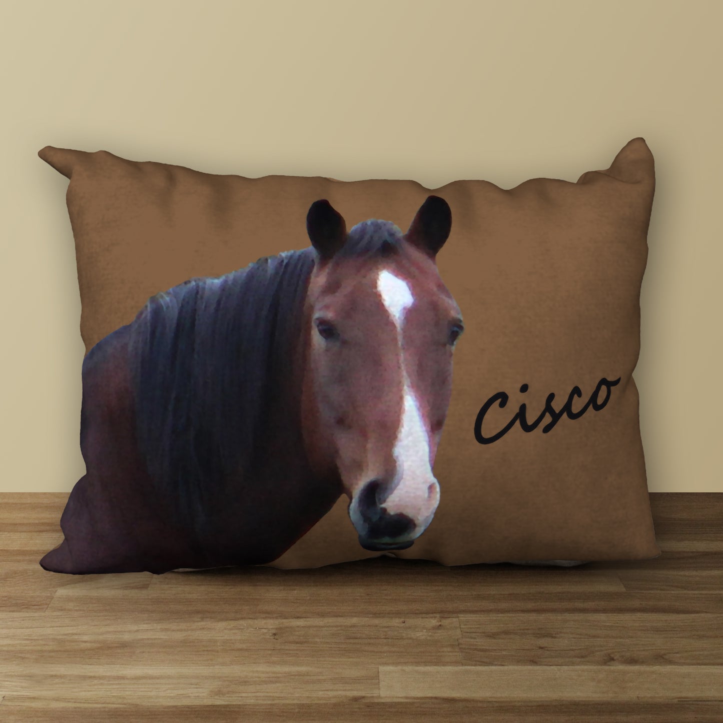 Personalized Pet Pillow from Your Photo, 20"x14" or 18"x18"