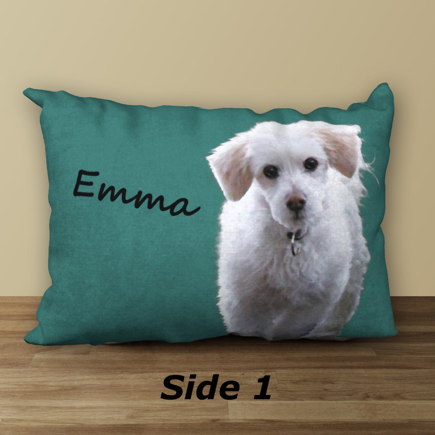 Personalized Pet Pillow from Your Photo, 20"x14" or 18"x18"