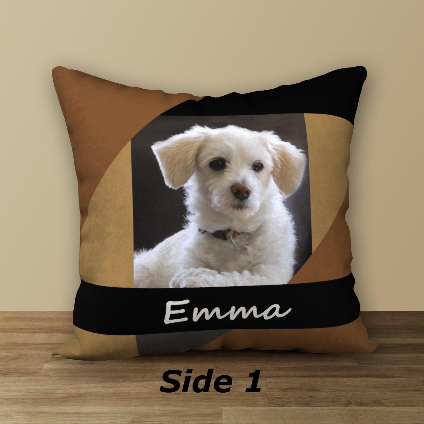 Custom Designer Pet Pillow from Your Photo, 18"x18"