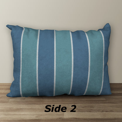 Beach Waves Designer Pillow, 20"x14"