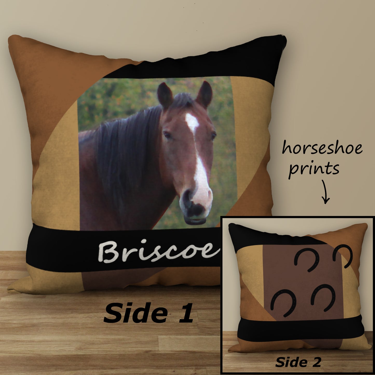 Custom Designer Pet Pillow from Your Photo, 18"x18"