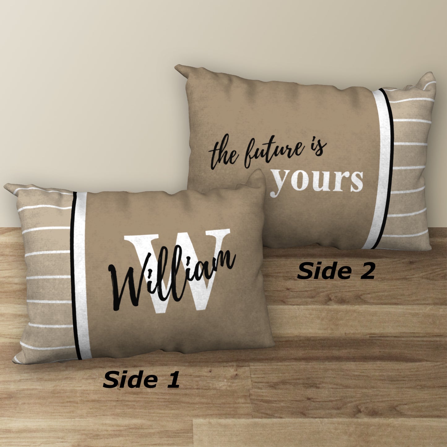 Personalized THE FUTURE IS YOURS Name Pillow, 20"x14"