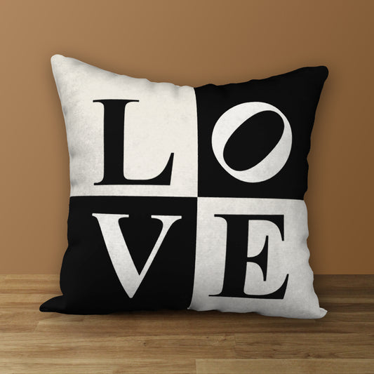LOVE Designer Pillow, 18"x18"