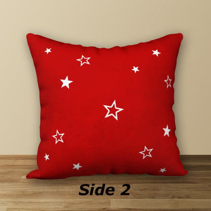MERRY CHRISTMAS Designer Holiday Pillow, 18"x18"
