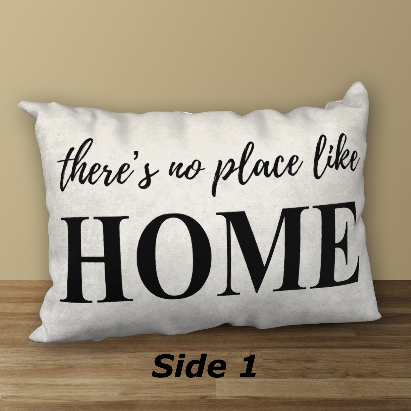 There's No Place Like Home Designer Pillow, 20"x14"