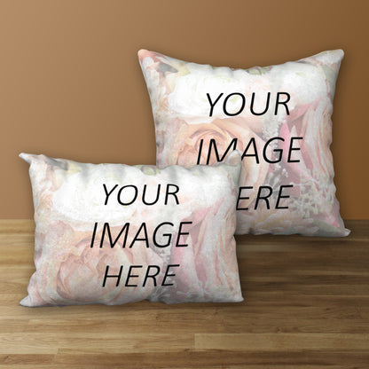 Personalized Photo Pillow Made to Order, 20"x14" or 18"x18"