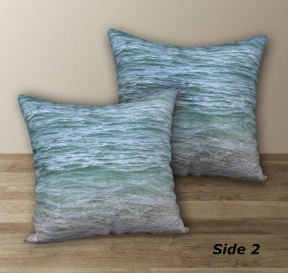 Set of 2 Seagull Designer Pillows, 18"x18"