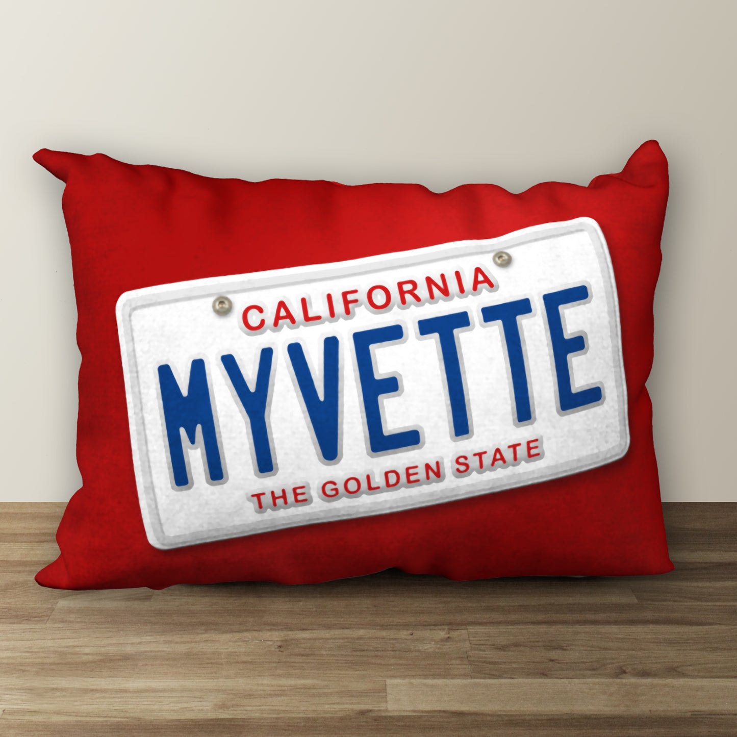 Personalized License Plate Designer Pillow, 20"x14"