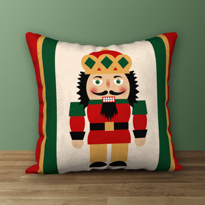 Set of 2 Christmas Nutcracker Designer Pillows,18"x18"